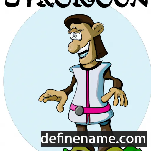 cartoon of the name Styrbjörn