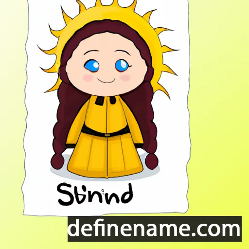 cartoon of the name Súnhild