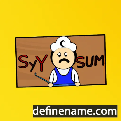 cartoon of the name Süfyan