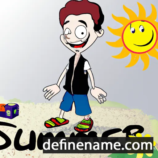 cartoon of the name Sümer