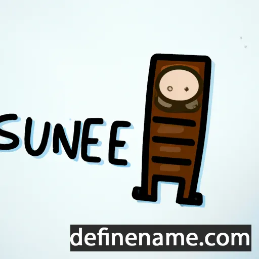 cartoon of the name Sünke