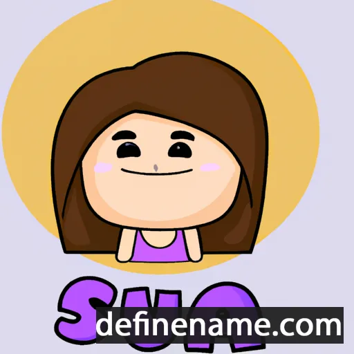 cartoon of the name Sua