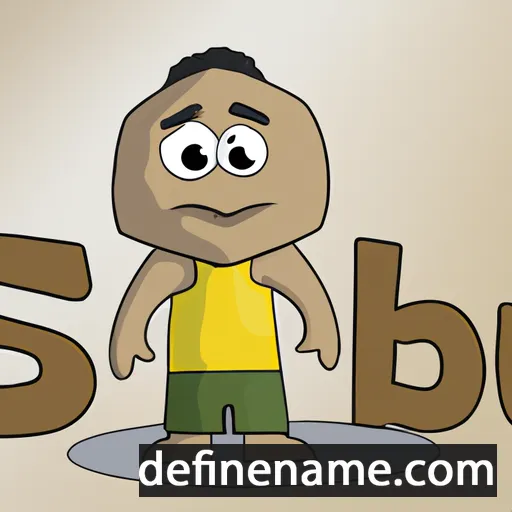 cartoon of the name Suab