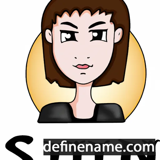 cartoon of the name Suann