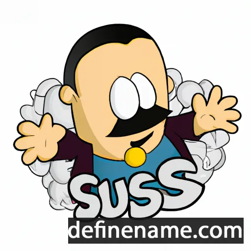 cartoon of the name Suas