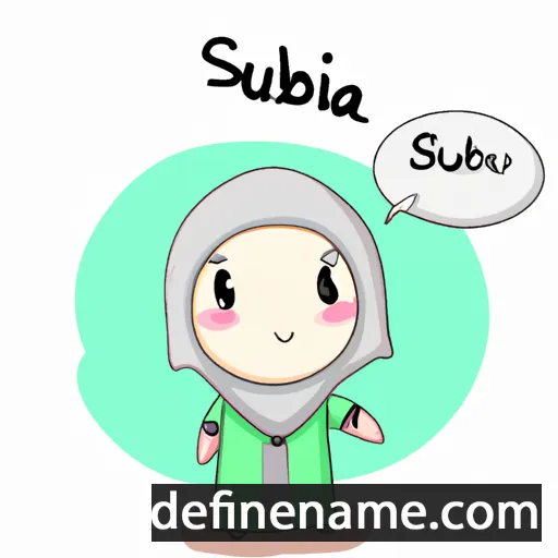 cartoon of the name Subuh