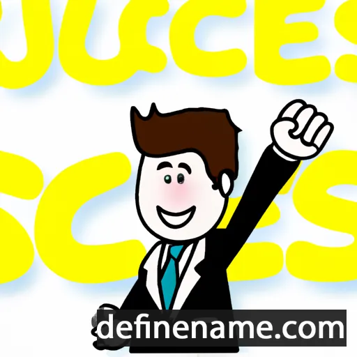 cartoon of the name Success