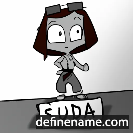 cartoon of the name Suda