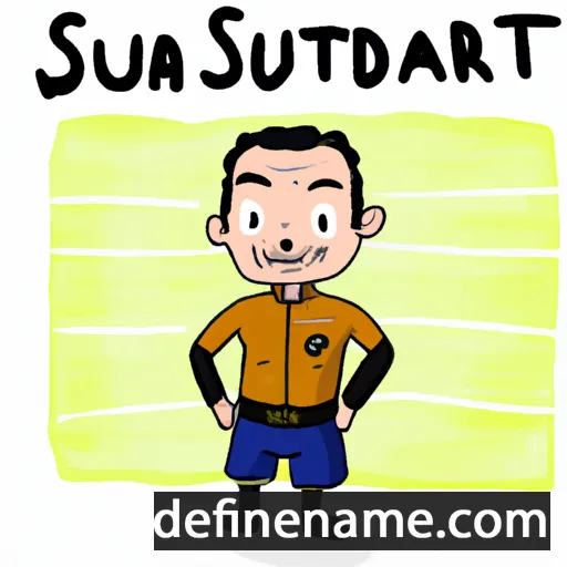 cartoon of the name Sudarat