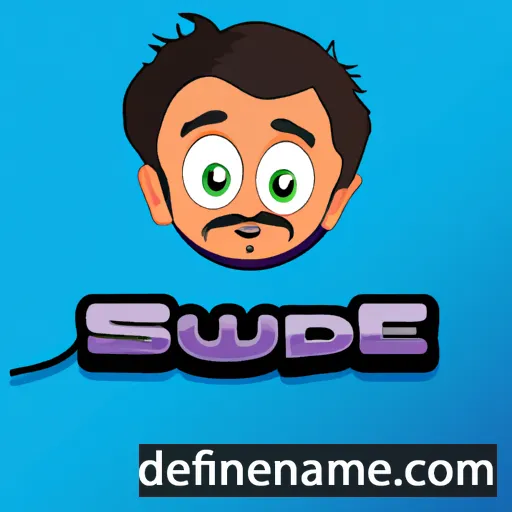 cartoon of the name Sudeep