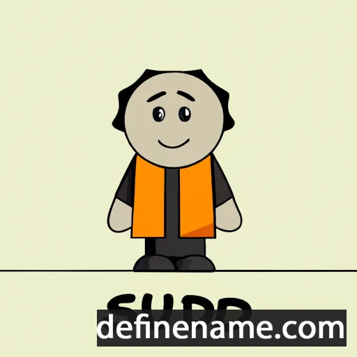 cartoon of the name Sudi