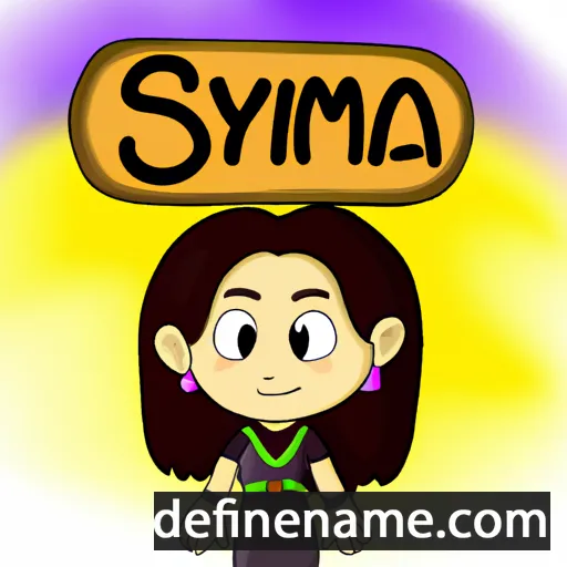 cartoon of the name Suemaya