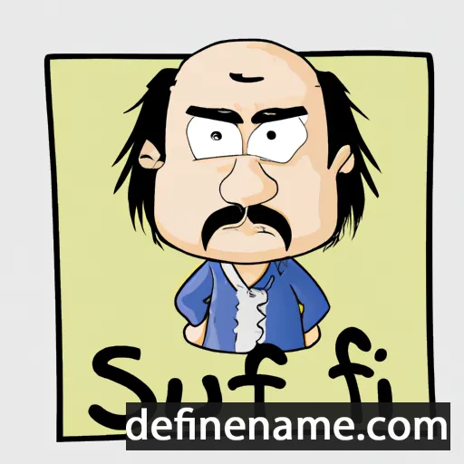 cartoon of the name Suffi