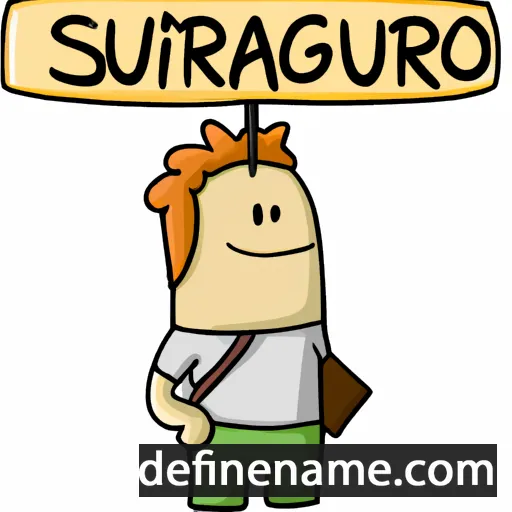 cartoon of the name Sufragio