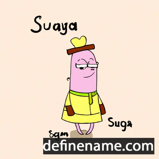 Sugárka cartoon