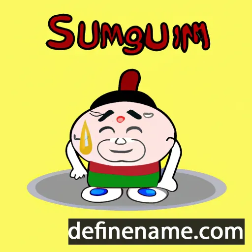 cartoon of the name Sugrinongma