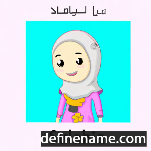 cartoon of the name Suhailah