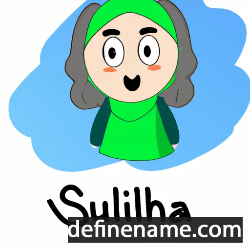 cartoon of the name Suhaili