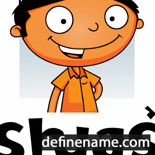 cartoon of the name Suhas