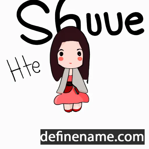 cartoon of the name Suhee