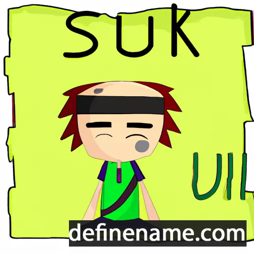 cartoon of the name Suikki