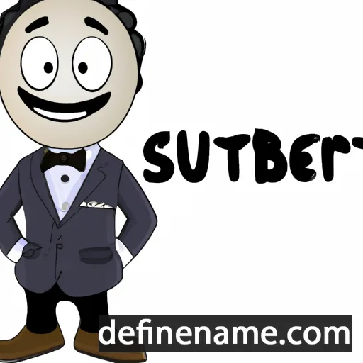 cartoon of the name Suitberto