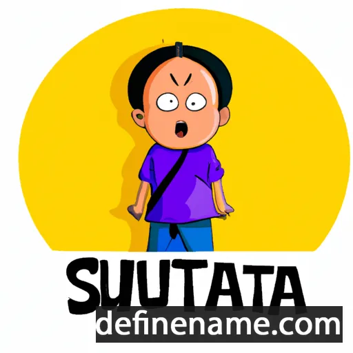 cartoon of the name Sukanta