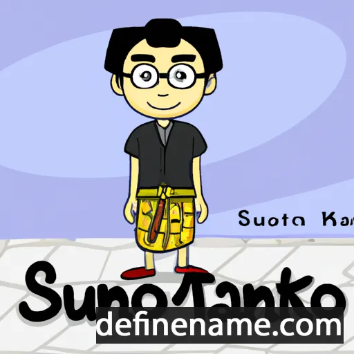 cartoon of the name Sukanto