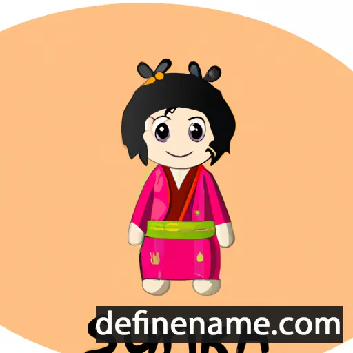 cartoon of the name Sukanya