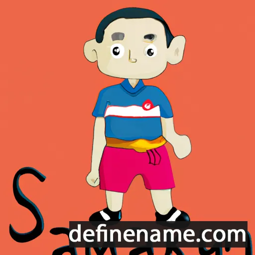 cartoon of the name Sukkasem