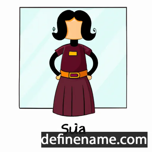 cartoon of the name Sula