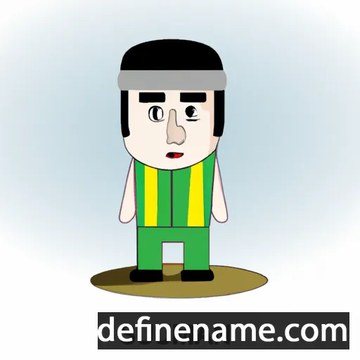 cartoon of the name Sulaeman