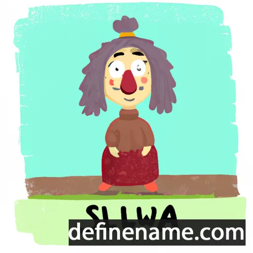 cartoon of the name Sulësława