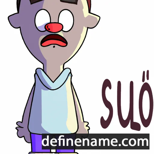 cartoon of the name Sulho