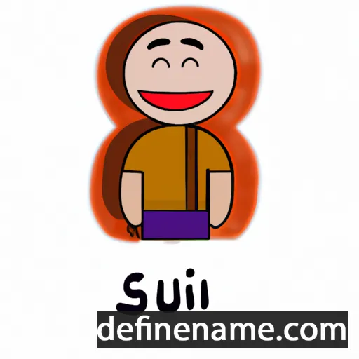 cartoon of the name Sulian