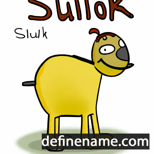 cartoon of the name Suliko