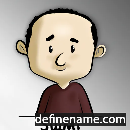 cartoon of the name Sulim