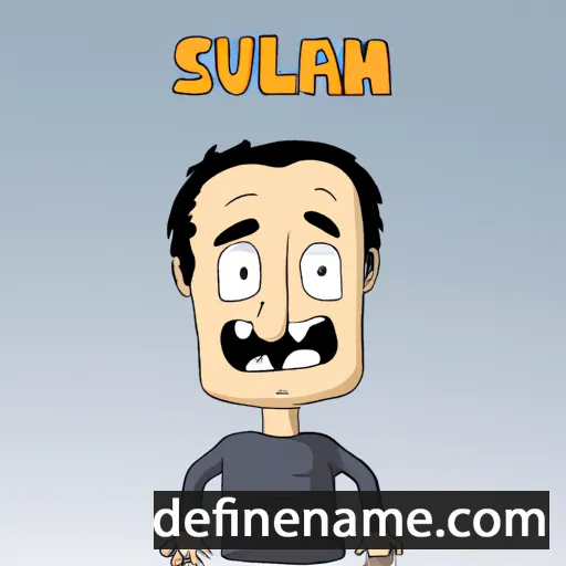 cartoon of the name Sulman