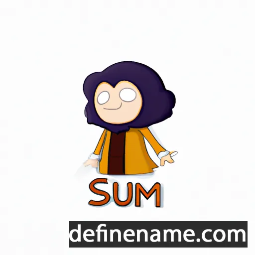 cartoon of the name Sulmaz