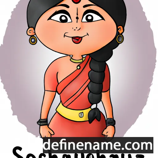 cartoon of the name Sulochana