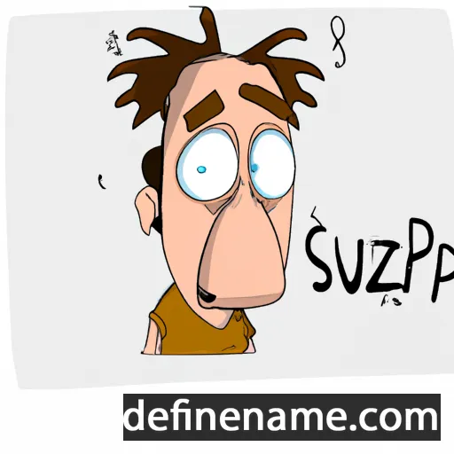 cartoon of the name Sulpiz