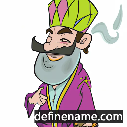 cartoon of the name Sultanbek