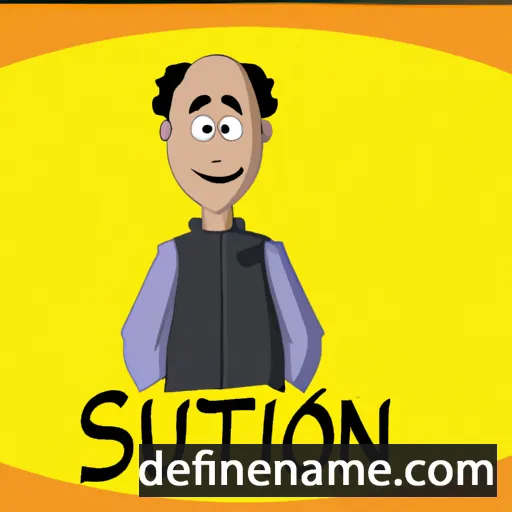 cartoon of the name Sulton