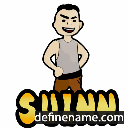 cartoon of the name Sulung