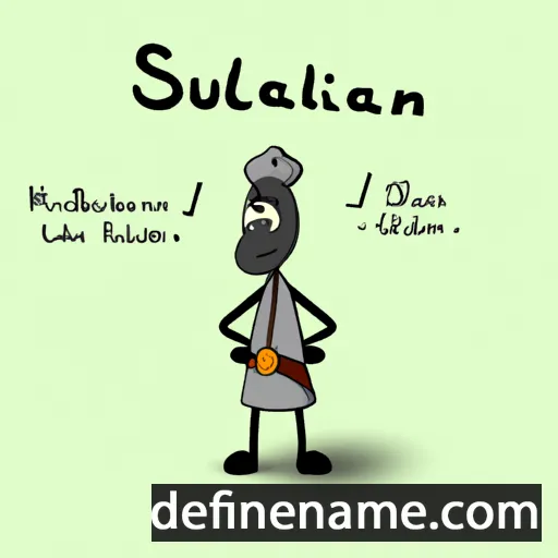 cartoon of the name Sulustaan