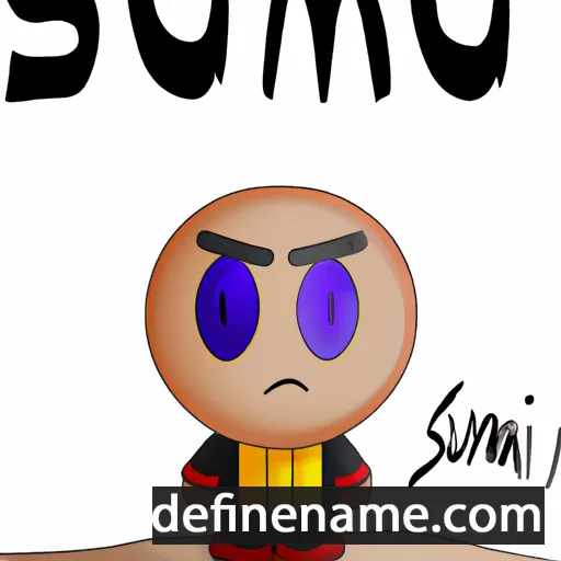 cartoon of the name Sumāēl