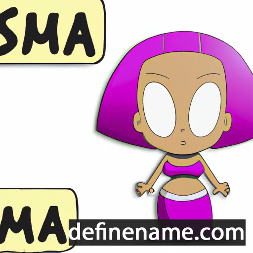 cartoon of the name Suma