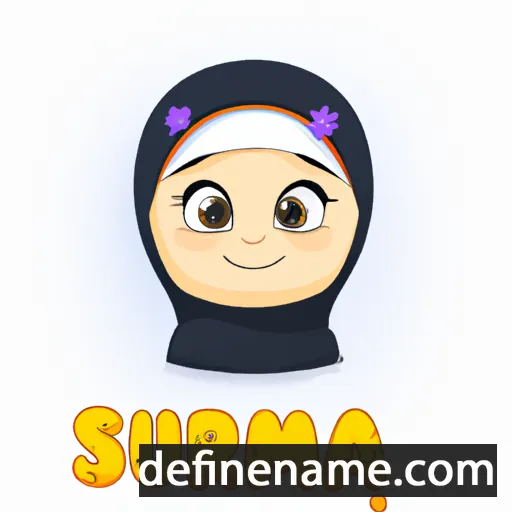 Sumaira cartoon