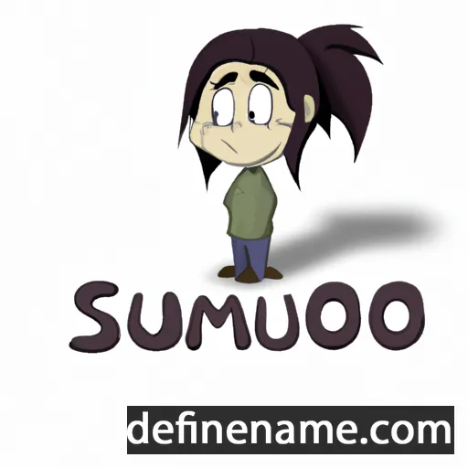 cartoon of the name Sumako