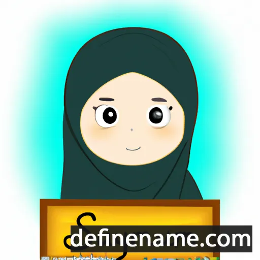 cartoon of the name Sumayyah